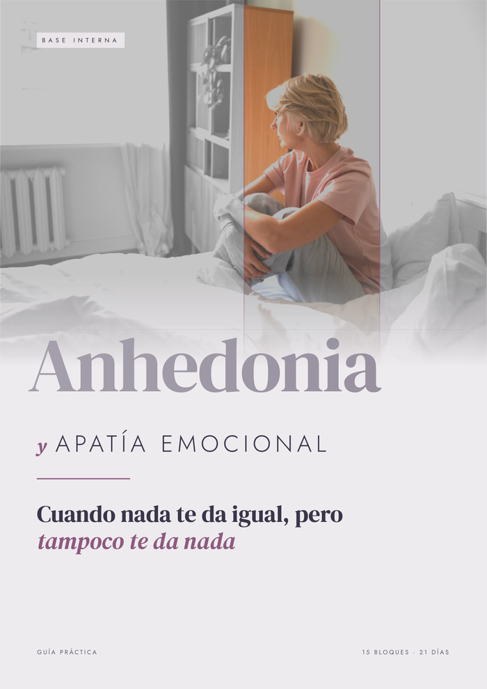 Anhedonia y apatía emocional