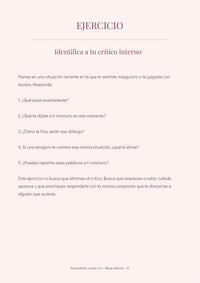 Autoestima: Volver a ti