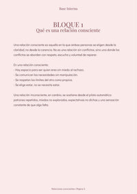Relaciones conscientes