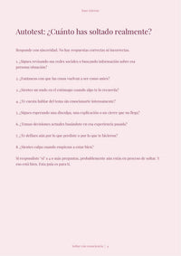 Soltar con consciencia