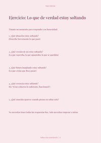 Soltar con consciencia