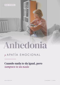 Anhedonia y apatía emocional