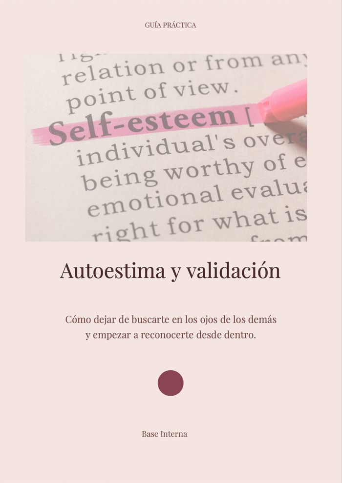 Autoestima y validación