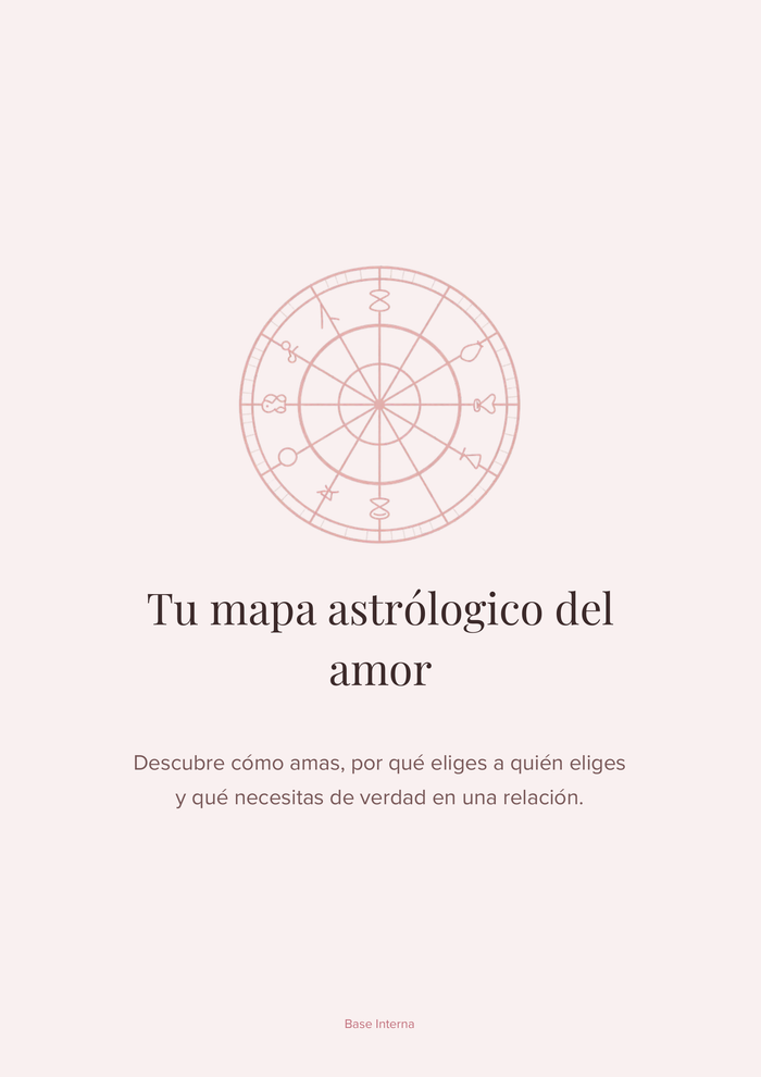 Tu mapa astrológico del amor